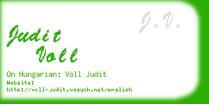 judit voll business card